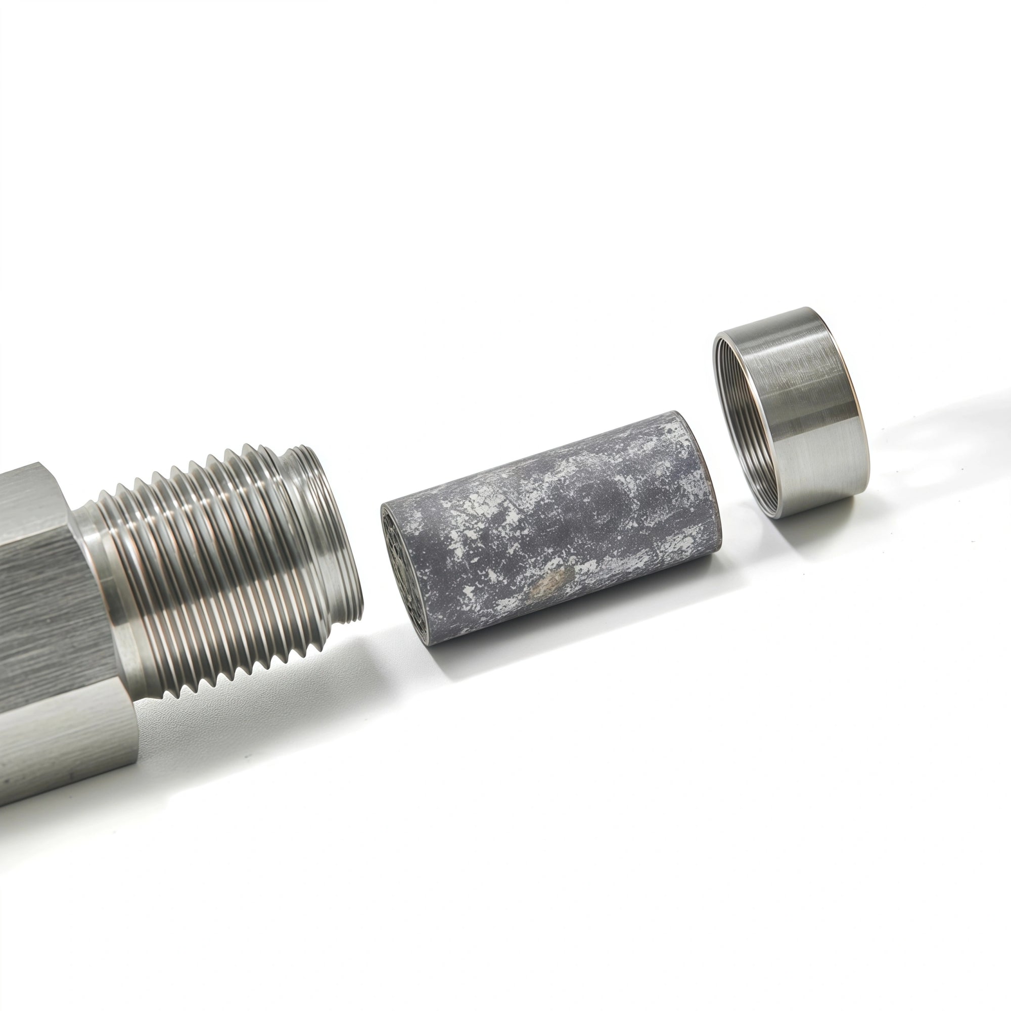 180 Degree Universal M18x1.5 O2 Sensor Spacer with Mini Cat - O2 Sensor Spacer