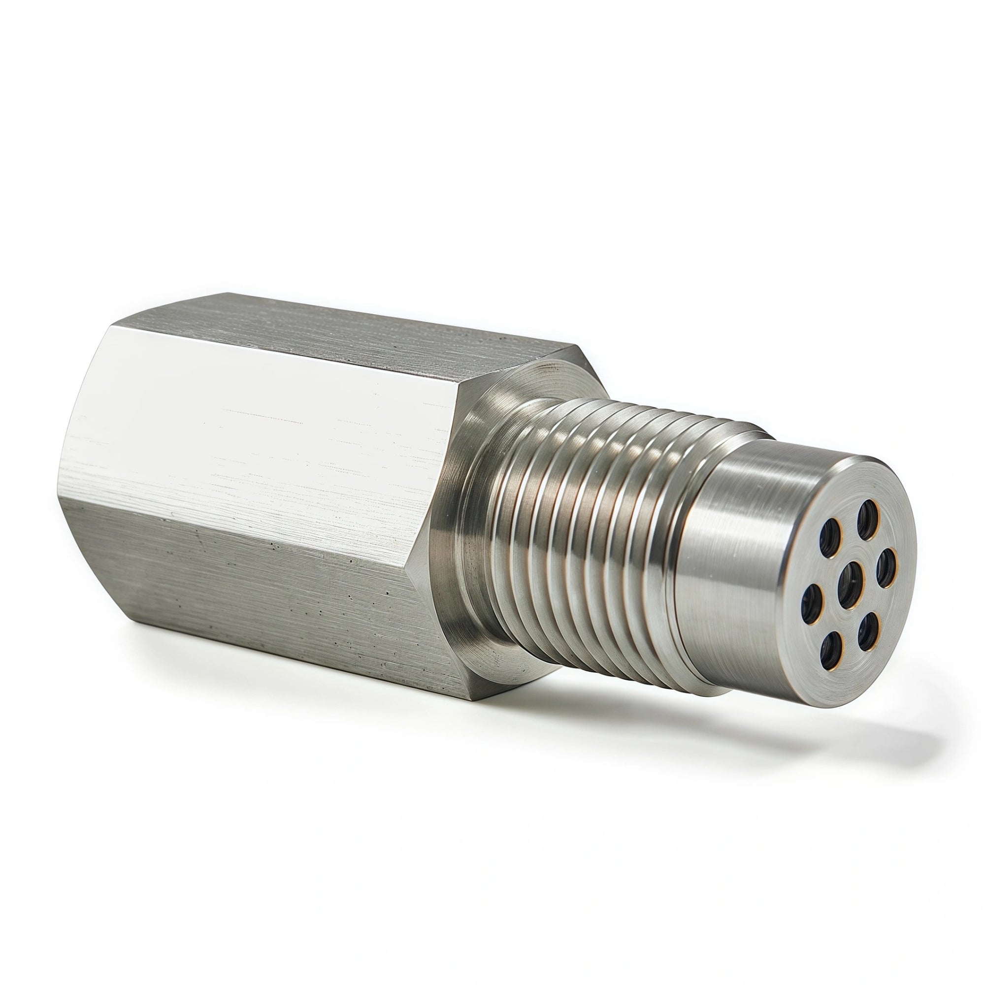 180 Degree Universal M18x1.5 O2 Sensor Spacer with Mini Cat - O2 Sensor Spacer