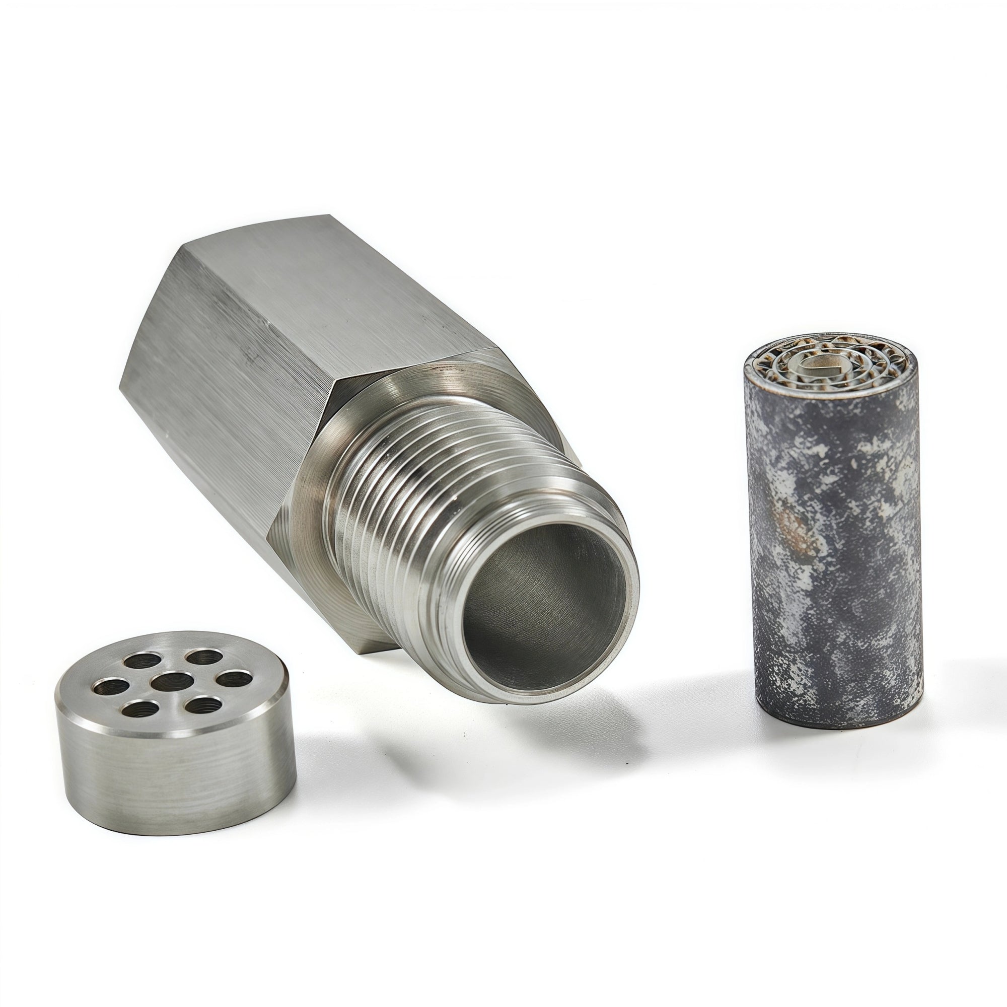 180 Degree Universal M18x1.5 O2 Sensor Spacer with Mini Cat - O2 Sensor Spacer