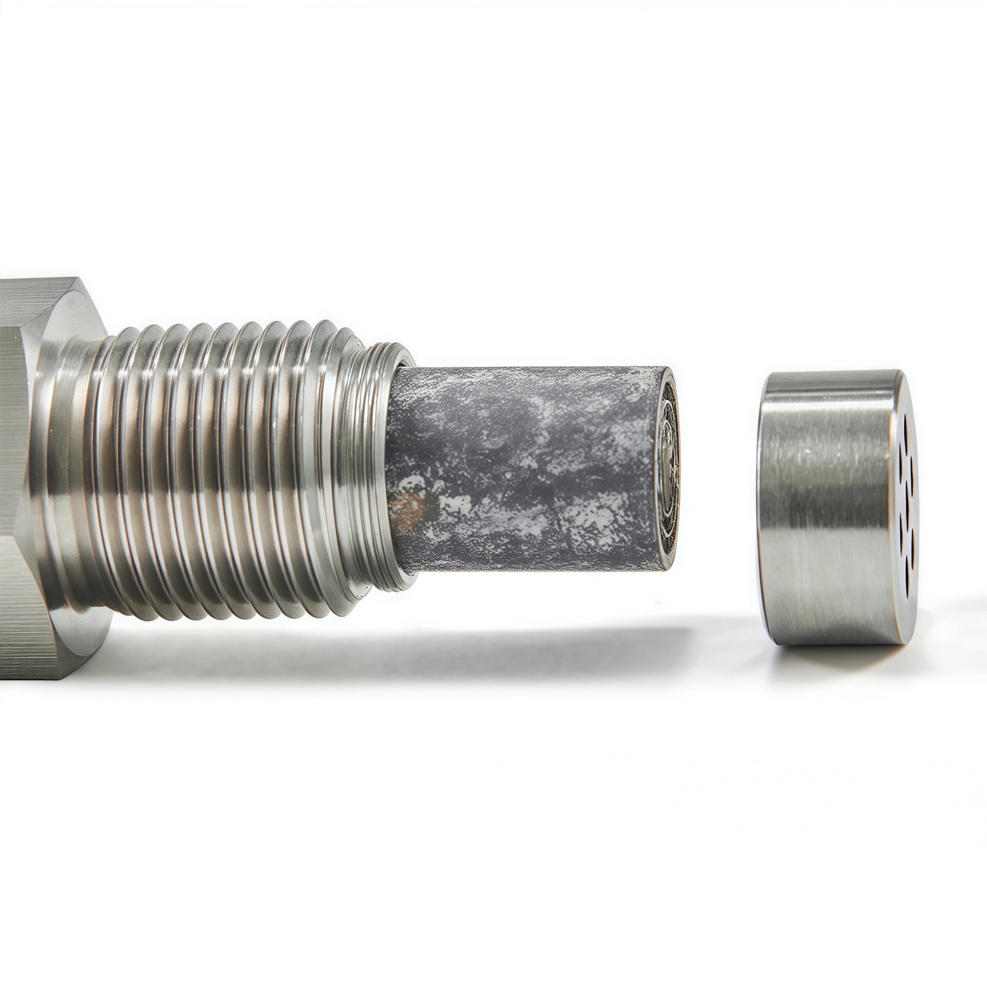 180 Degree Universal M18x1.5 O2 Sensor Spacer with Mini Cat - O2 Sensor Spacer