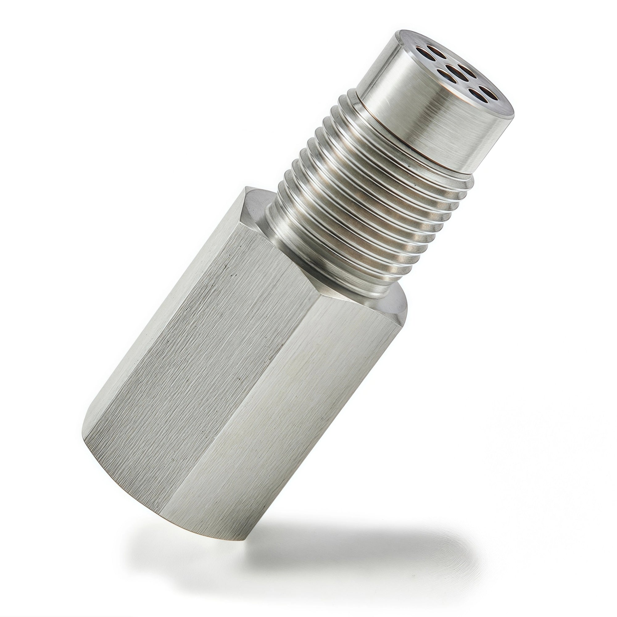 180 Degree Universal M18x1.5 O2 Sensor Spacer with Mini Cat - O2 Sensor Spacer