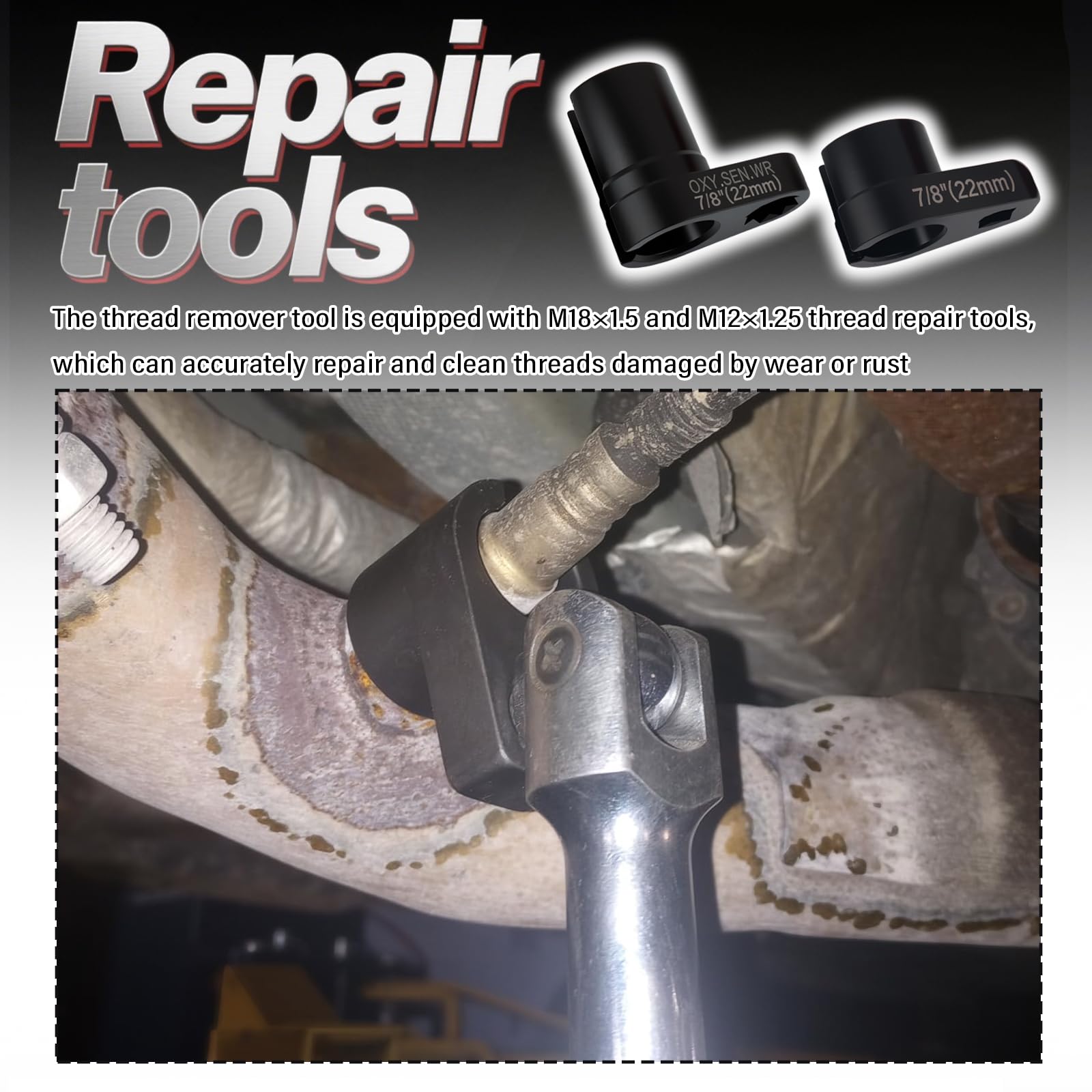 O2 Sensor Socket Set - O2 Sensor Spacer