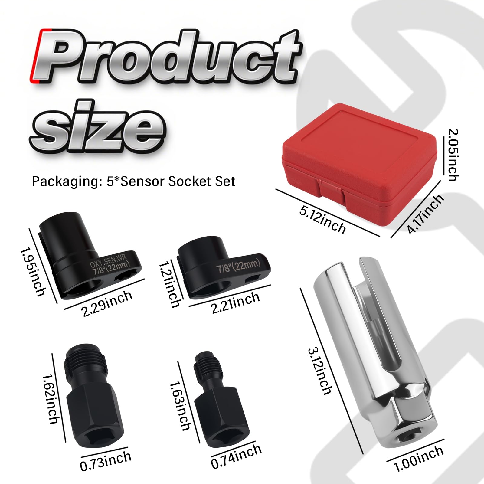 O2 Sensor Socket Set - O2 Sensor Spacer